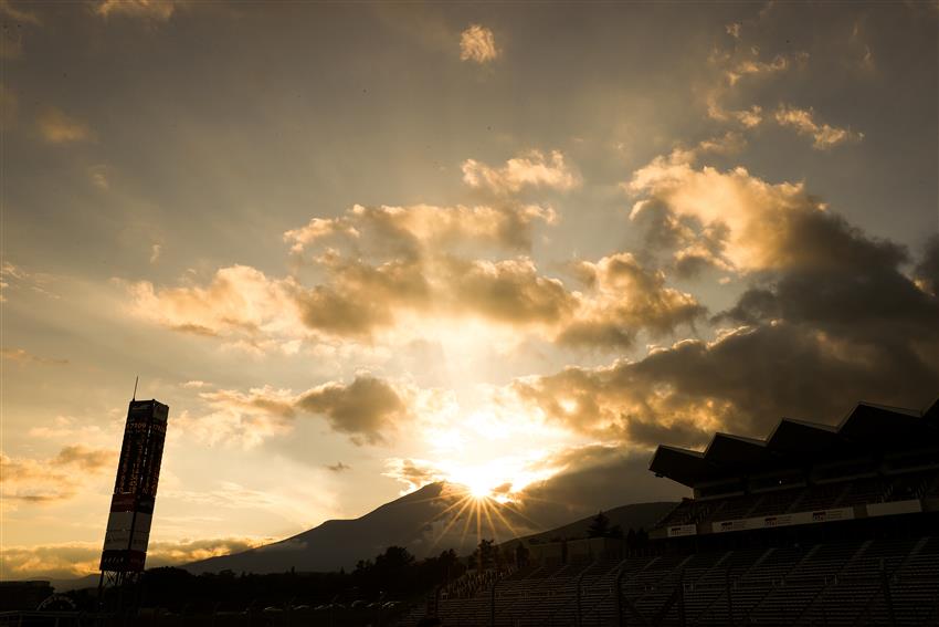 Suzuka cloudy sunset